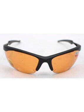 Armitage Safety Glasses Amber Lenses & +2.00 Bifocal Readers ANSI Z87.1 Medium